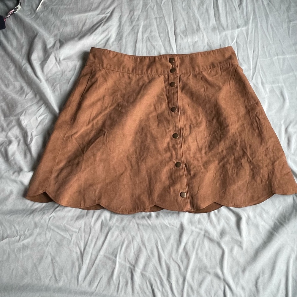 Forever 21 faux suede skirt Size medium